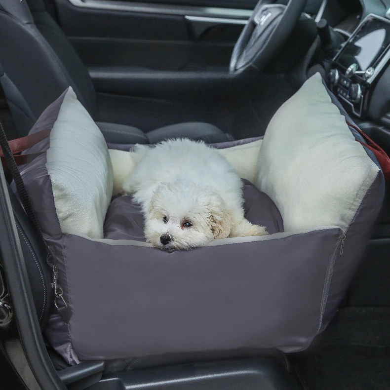 Pet Dog Car Seat Cover Safety Waterproof Puppy Nest Mat Cat Carrier Soft Comfort Travel Dog Car Seat Bed Washable Pet Carrier