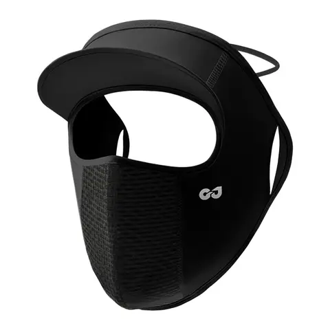 Ice Silk Sun Protection Mask With Wide Brim UPF50 UV Shield Cooling Breathable Outdoor Activities For Men And Women