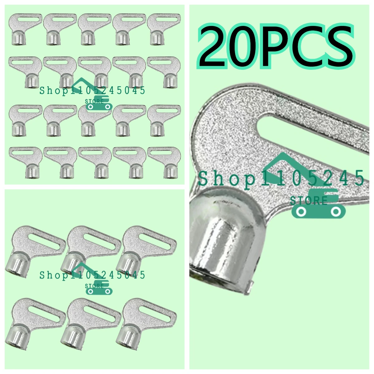 

20 шт. Новые ключи зажигания 2498 для тяжелой техники