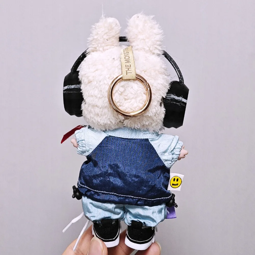 17 cm Mini-Puppen-Outfits, Sportbekleidung, Kleidung, Puppenzubehör für Labubu Idol Puppenkleidung, Wickelkleid, Spielhaus, Spielspielzeug