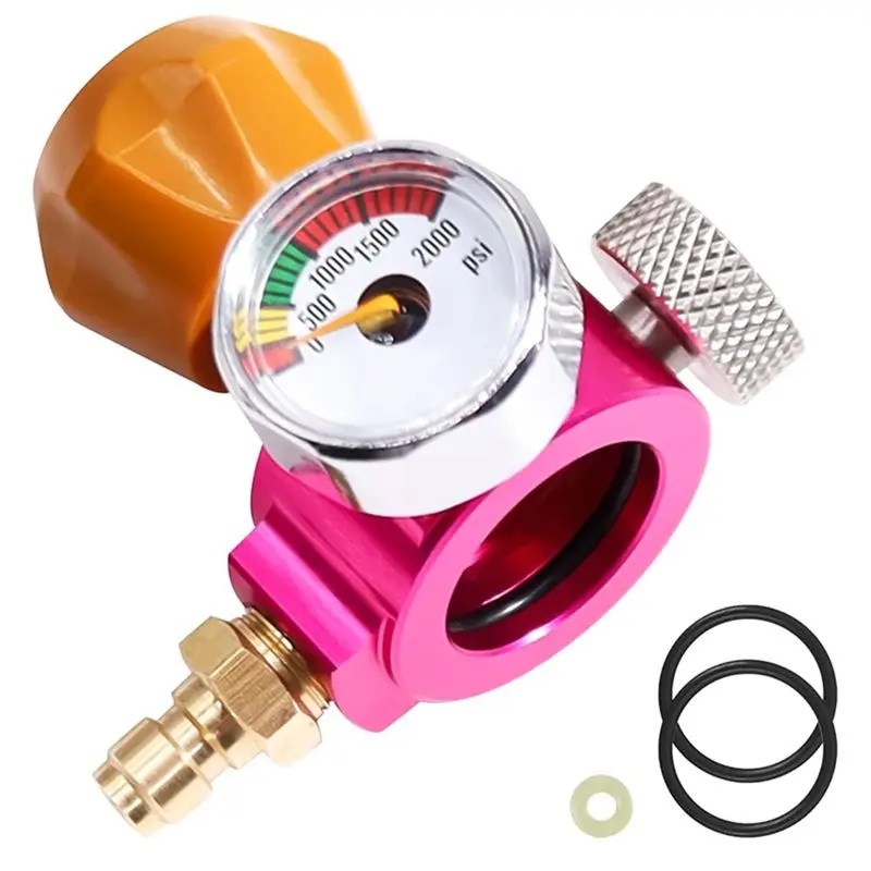 AS63-CO2 Quick Adapter Soda Exchange Carbonator With Pressure Gauge For Soda Machine Soda Co2 Cylinder Adaptor Connect