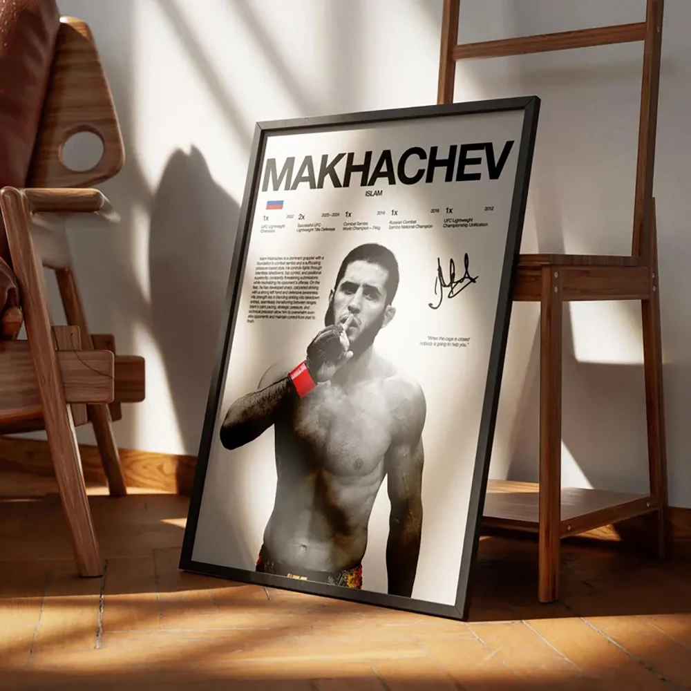 M-Mceregor Boxing Fighting Star Canvas Wall Art Print Poster MMA Decorative Painting for Home Room Decor Fans Gift Unframed