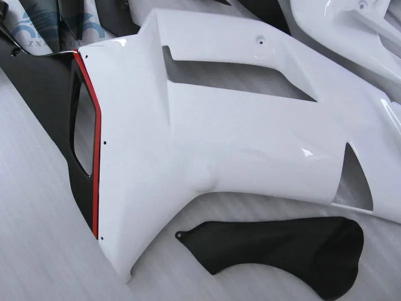 High quality full fairing kits for Kawasaki Ninja 2008 2007 636 ZX6R ABS plastic motorcycle body fairings set white ZX 6R 07 08