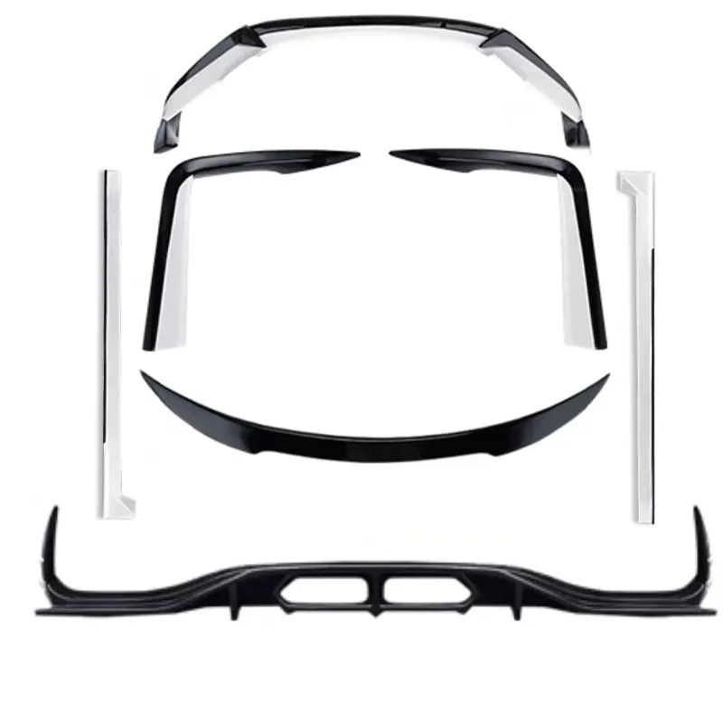 Stoving varnish Body kit For Hong Qi H6 modified air knife Front lip Rear Lip side skirt tail wing surround Car Accessories