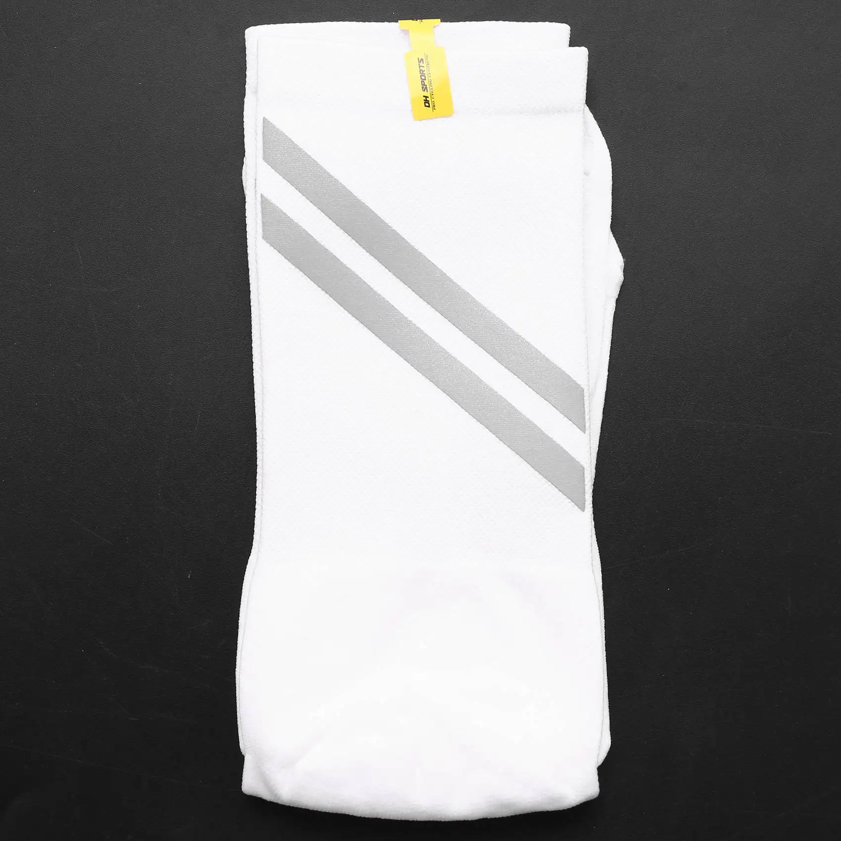 Men Women High Reflective Cycling Socks Night Safety Men Women Professional Bicycle Bike Socks Sport Hiking Running Sock White