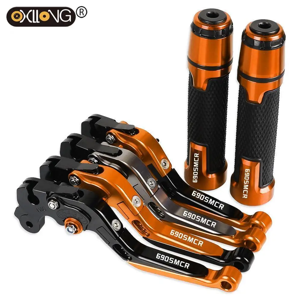 

Motorcycle Brakes Tie Rod Handbrake Brake Clutch Levers Handlebar Hand Grips ends 690SMC-R CNC FOR 690 SMCR 2014 2015 2016 2017