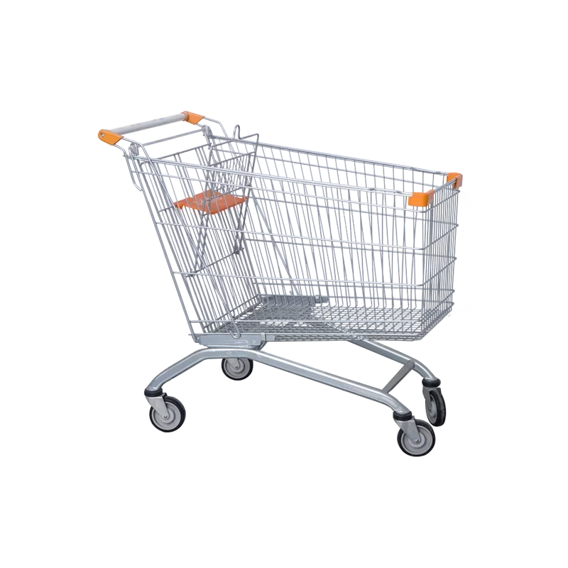 metal shopping trolley for supermarket equipment