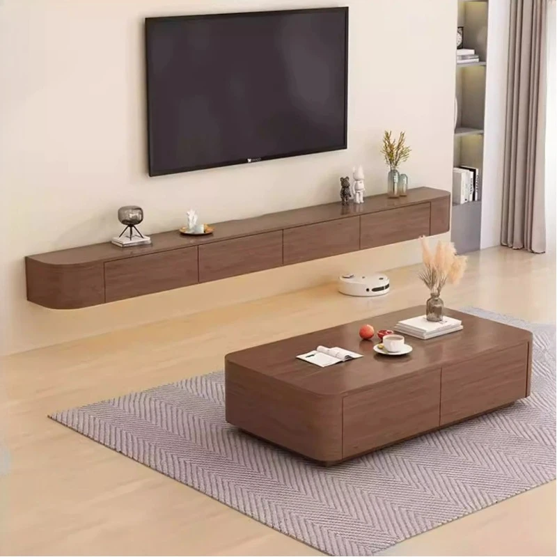 Durable Wall Mounted Premium Beauty TV Cabinet Classic Space Saving Meubles De Maison Furniture Home Luxury Modern TV Cabinet