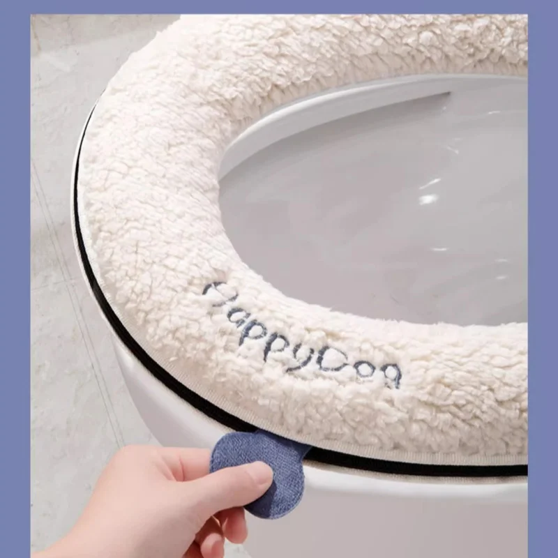 

2023 New Toilet Seat Cushion Household Four Seasons General Thickened Waterproof Paste Toilet Washer Cover