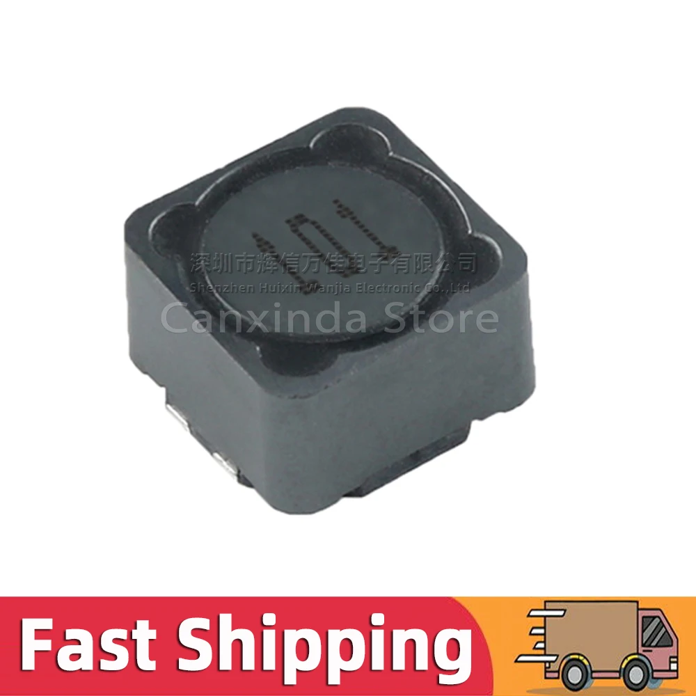 5pcs MSD1278-104MLD SMD Shielded Coupled Inductor 100uH 3.4A Dual Wire Inductance Common Mode Filter 12mmx12mm