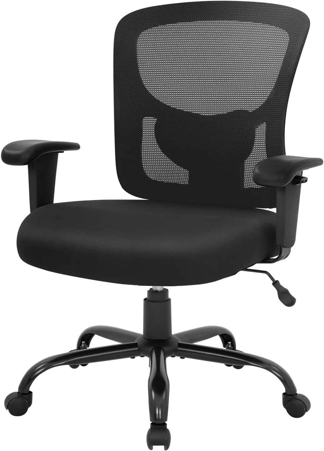 

Big and Tall 500lb Office Chair Ergonomic Executive Desk Chair Rolling Swivel Chair Adjustable Arms Mesh Back Computer