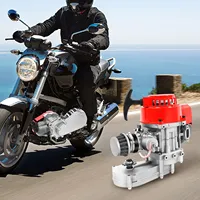 49cc 50cc Big Bore Pocket Bike Engine 2 Stroke Motor Pull Start Engine Fit Pocket Bike Mini Dirt Bike