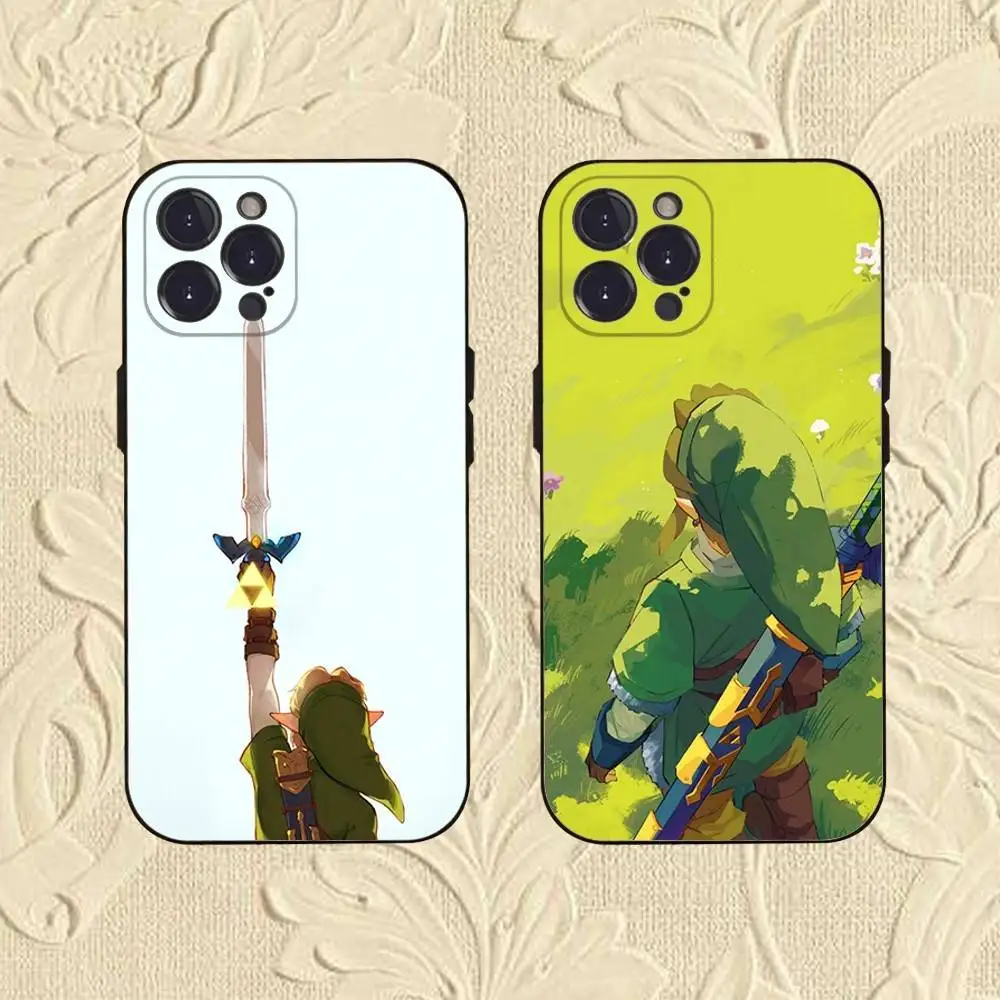 

The L-Legends of Z-Zeldas Phone Case For iPhone 16,se4,15,14,13,12,11,Pro,X,XS,Max,XR,Plus,Mini Soft Black Cover