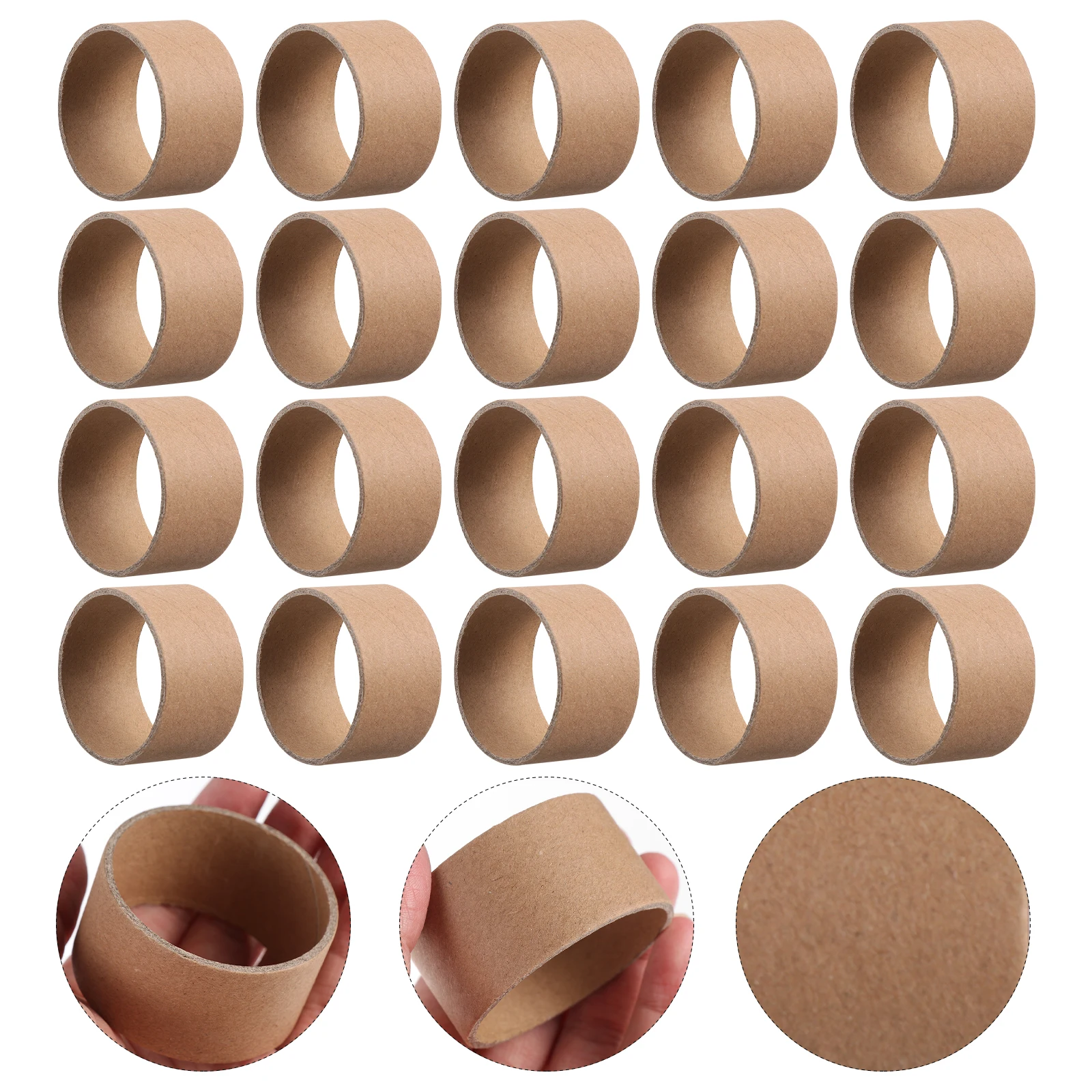 20 Pcs Painting Paper Tube Round Cardboard for Craft Paperboard Tubes Jam Child