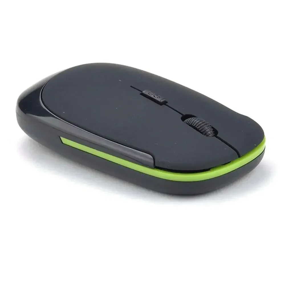 2.4GHz Wireless Mouse 1600DPI Adjustable, Ultra-Thin Mini Portable Ergonomic Mouse with USB Receiver, Compatible with Laptop PC