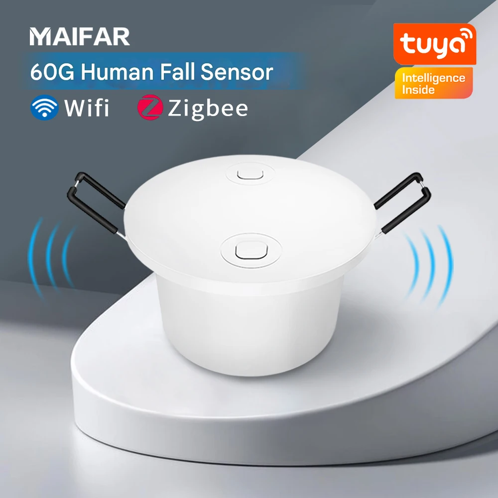 Millimeter wave fall detection smart home alarm sensor, suitable for the elderly care, human presence monitoring