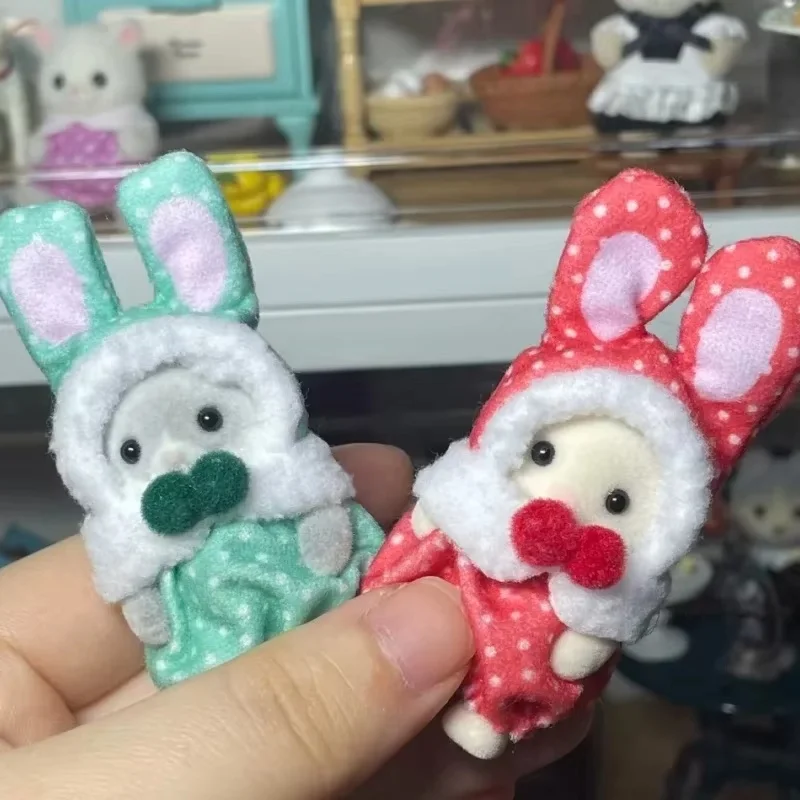 عائلات سيلفانيان الأصلية الذكرى الأربعين سلسلة أرنب الأطفال صندوق أعمى حقيبة أعمى أنيمي تحصيل دمية الاطفال الهدايا اللعب