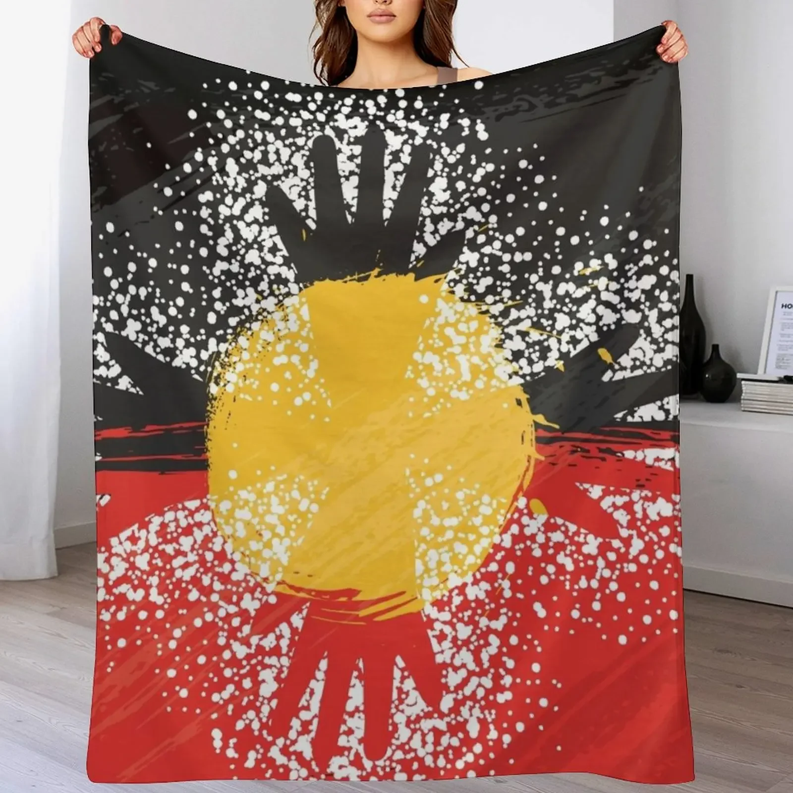

Awesome Aboriginal Art Throw Blanket Quilt Hair Nap Kid'S Blankets