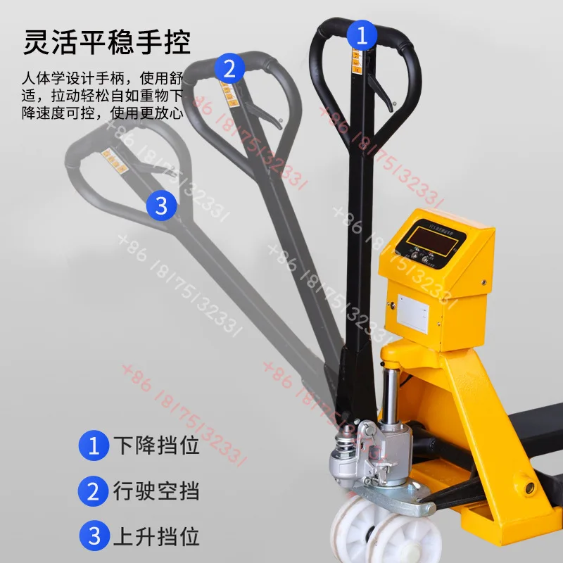3T storage cattle with forklift high-precision hydraulic electronic  weighing truck electronic  truck