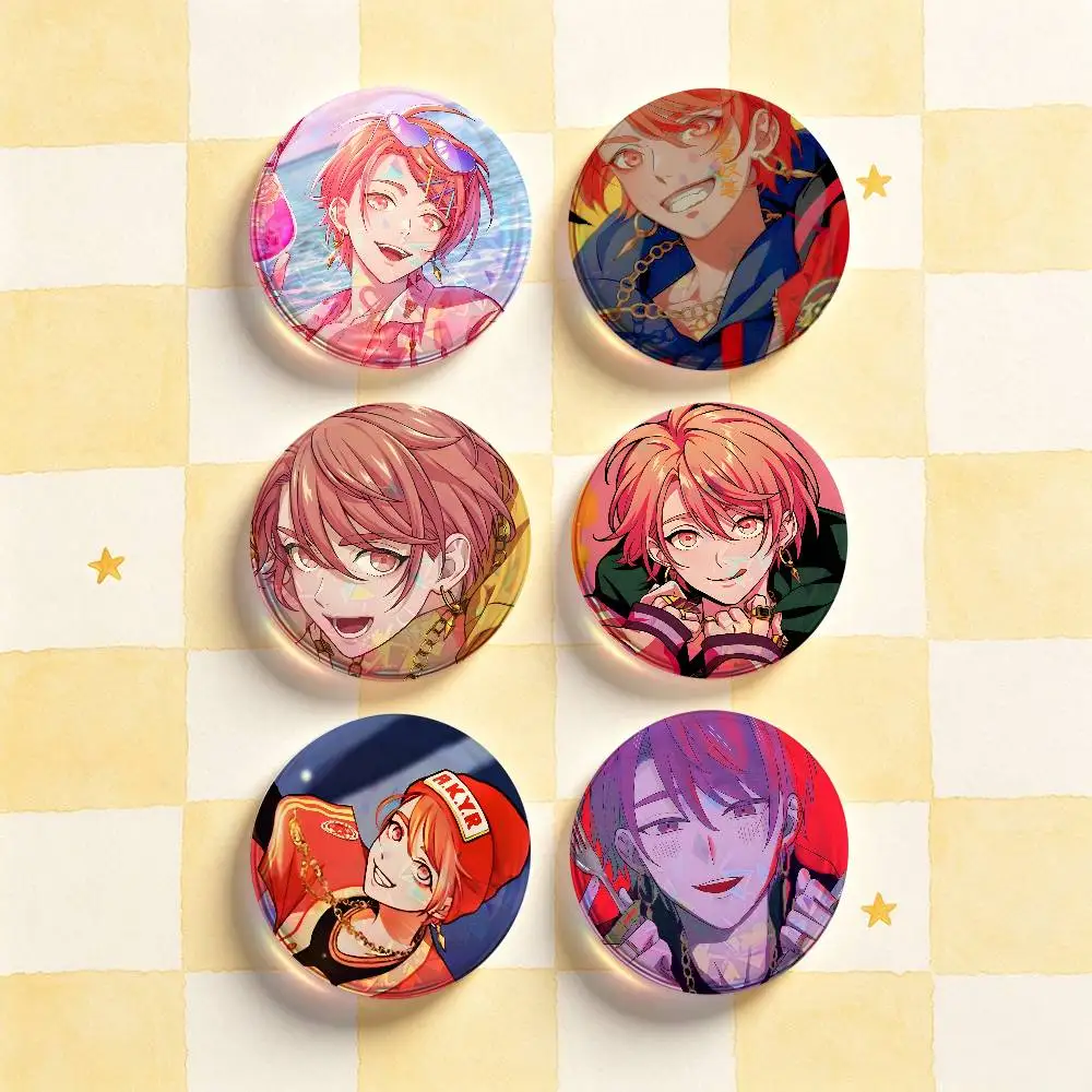 A-AKYR Reo Maruyama Badges 25 32 44 58 75 mm Round Customizable Wholesale Fan goods Self-made fan freebies