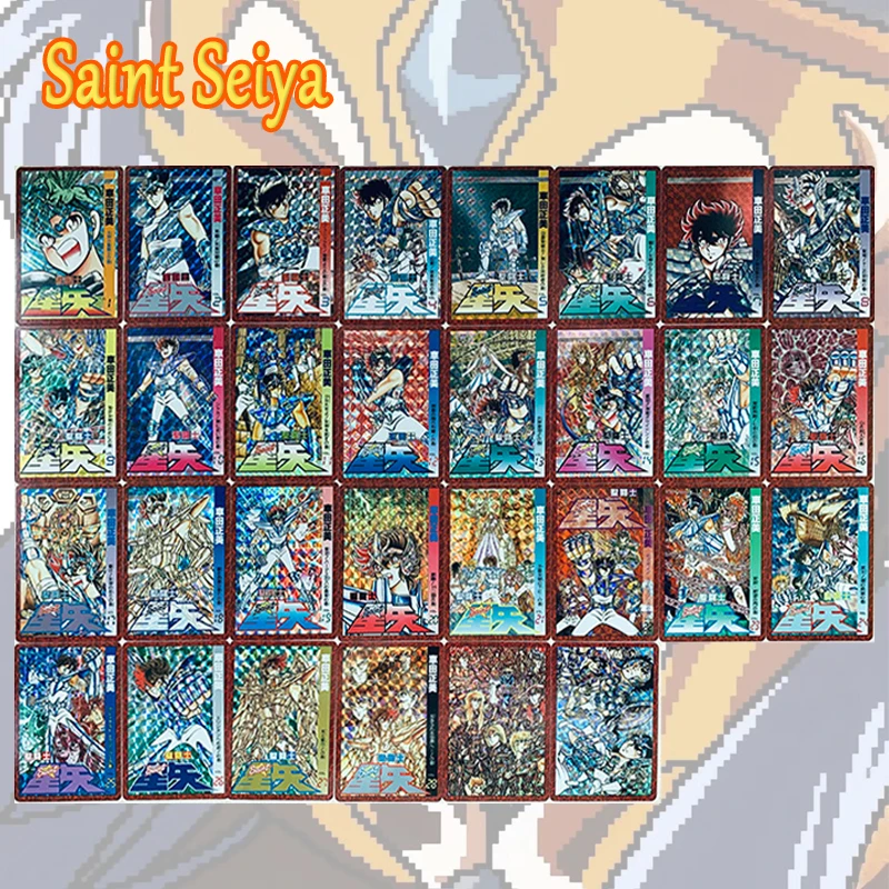 

Saint Seiya Saori Kido SAGA Dohko Cover painting DIY homemade set of flash cards boy Toy collection Birthday Christmas gifts