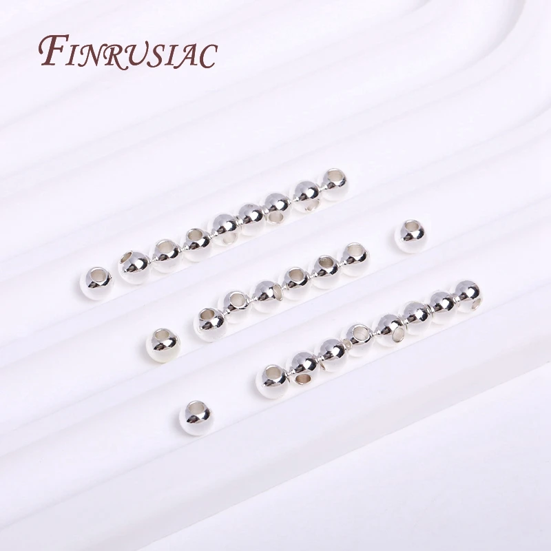 2/2,5/3/4/5/6MM Runde Nahtlose Perlen 14K Gold Überzogene Metall glatte Spacer Perlen Für Armband Hohe Qualität DIY Schmuck Zubehör – Detail 21