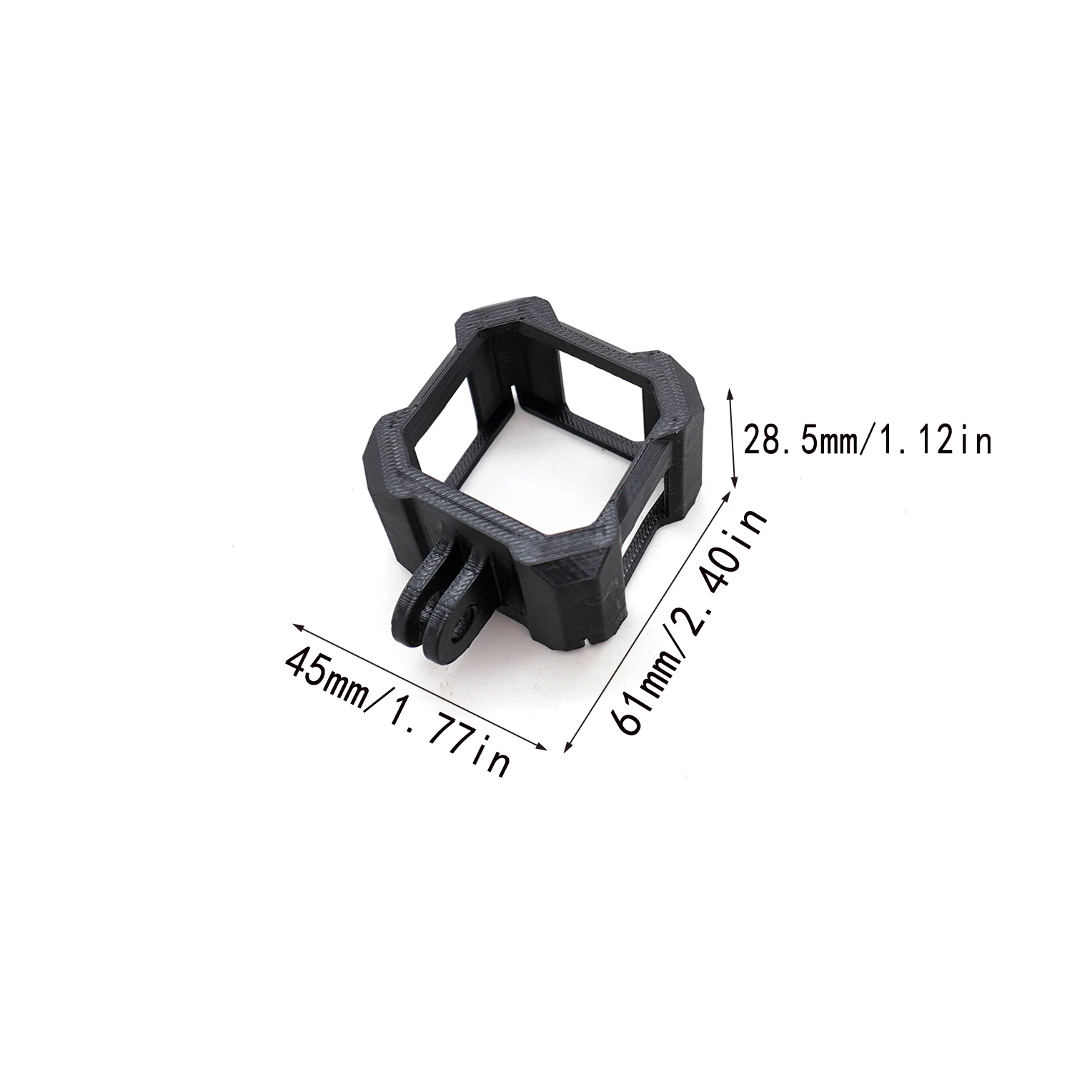 YSIDO Custodia protettiva per fotocamera in silicone Protezione antigraffio per action camera Protezione in silicone Parti protettive per parte DJI Action 2