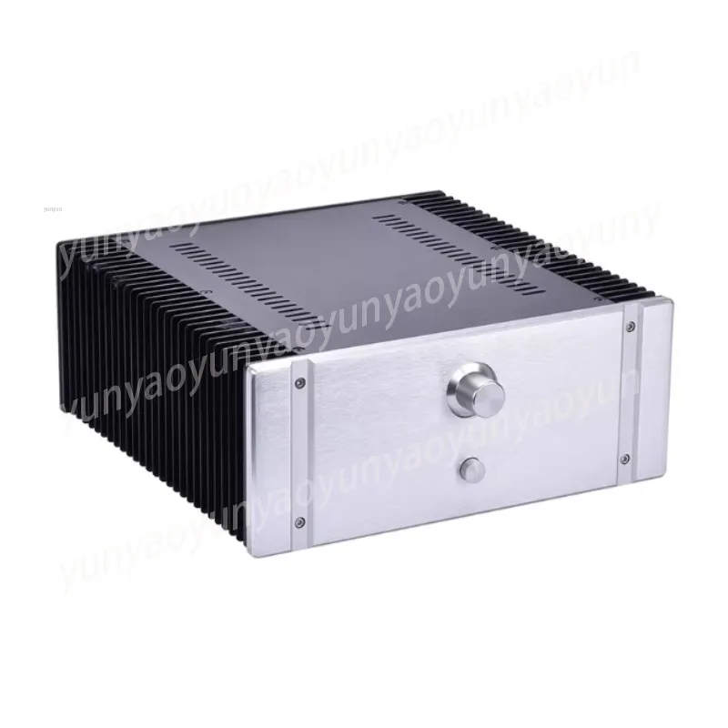 Full Aluminum Amplifier Case with Superior Heat Dissipation, DIY Cooling Enclosure for Audio Power Amplifier Stereo Receiver