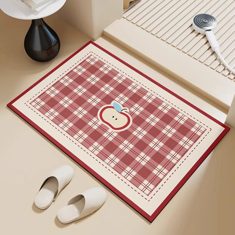 พรมปูพื้นห้องน้ํา, พรมดูดซับดินแบบไดอะตอมเฉพาะในห้องน้ํา, พรมปูพื้น, พรมกันลื่นสําหรับห้องน้ํา