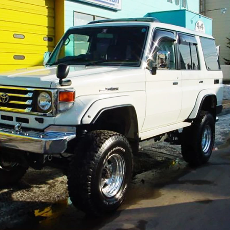 ABS Material Plastic Fender Flares Arch Wheel Flares 4x4 Offroad For Toyota LC77