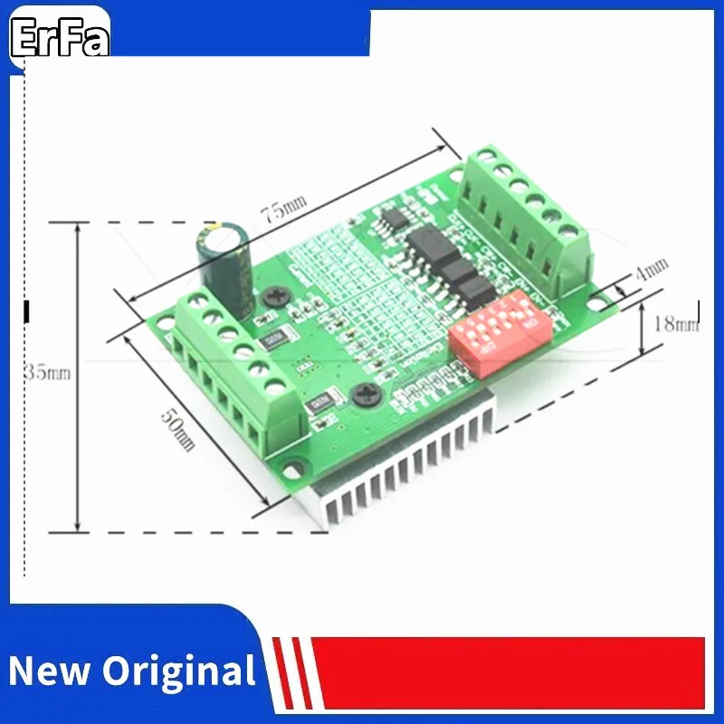 

1 Axis TB6560 Stepper Motor Driver Controller Board 3.5A 10V-35V CNC Rounter Control Low Voltage Over Heat Current Protection