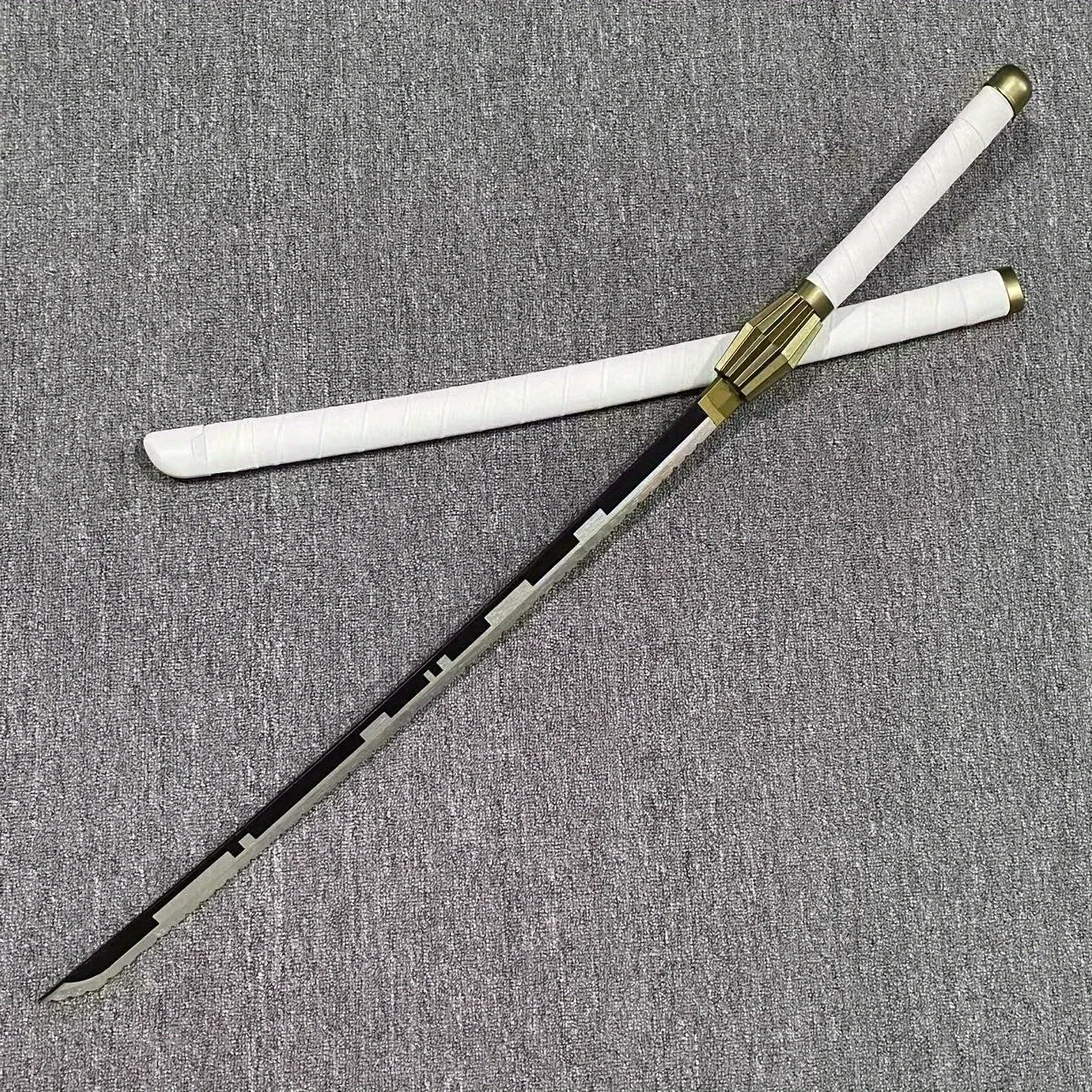 40inch Zaraki Kenpachi Katana Anime Bleach Cosplay Prop Ninja Knife Sword Original Samurai Sabre Real Size Japanese Katana Toy