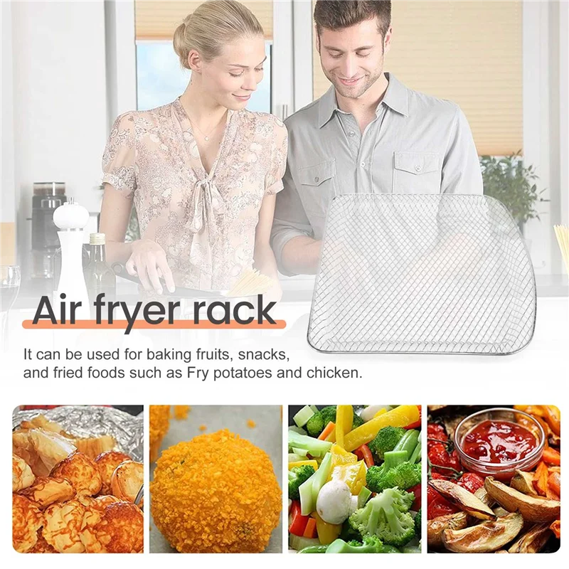 ABKR-Air Fryer Accessories,Air Flow Racks For 6QT Chefman, Aria And For Ultrean Air Fryer Oven,Dehydrator Racks, Fruits And Meat