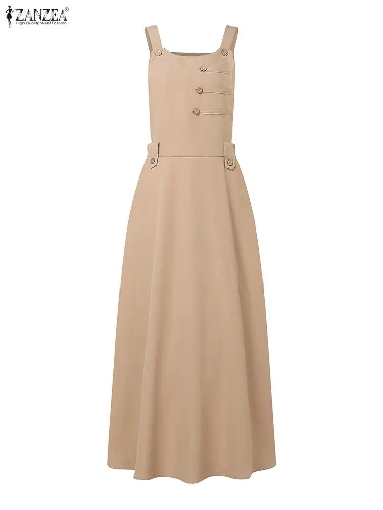 فستان خريف وربيع 2026 من ZANZEA عباية إسلامية فستان حجاب رمضان فساتين رداء نسائي قفطان بينافور ملابس إسلامية