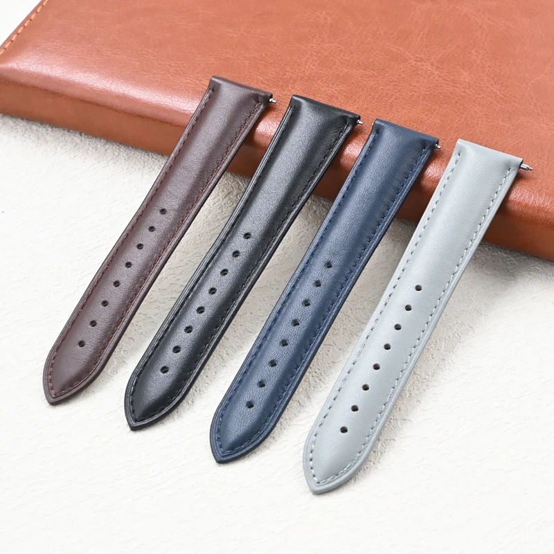 Genuine Leather Strap Band 12/13/14/15/16/17/18/19/20/21/22mm Men Women Quick Release Cowhide Bracelet for Huawei Watch GT 4