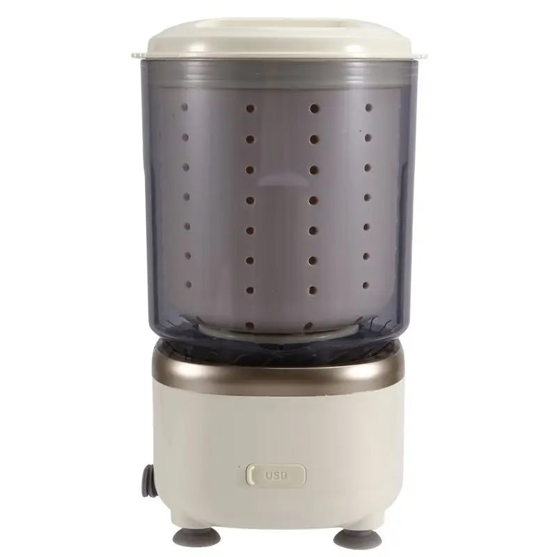 غسالة أوتوماتيكية صغيرة محمولة تعمل بشحن ASWUT-USB يمكن تجفيفها، لا حاجة إلى توصيل الإدخال، لا حاجة للتجميع