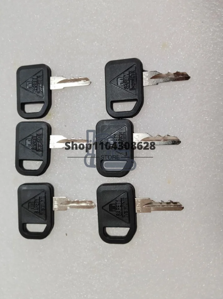 

6 шт. ключи зажигания JDG AM131841 подходят для John Deer-e 300 400 GT GX LX серии 130 160 165 Gator 4X2 6X4 Gator Key