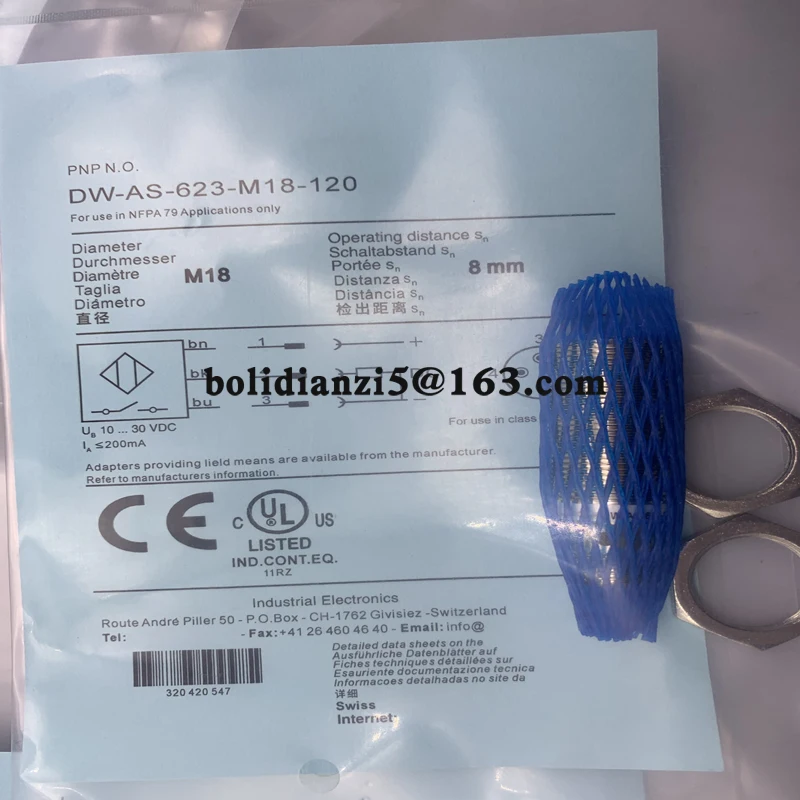 

New proximity switch sensor DW-AS-601-M8-120 DW-AS-601-M8-123 DW-AS-602-M8-001 DW-AS-603-M8-001 DW-AS-603-M8-120 In stock