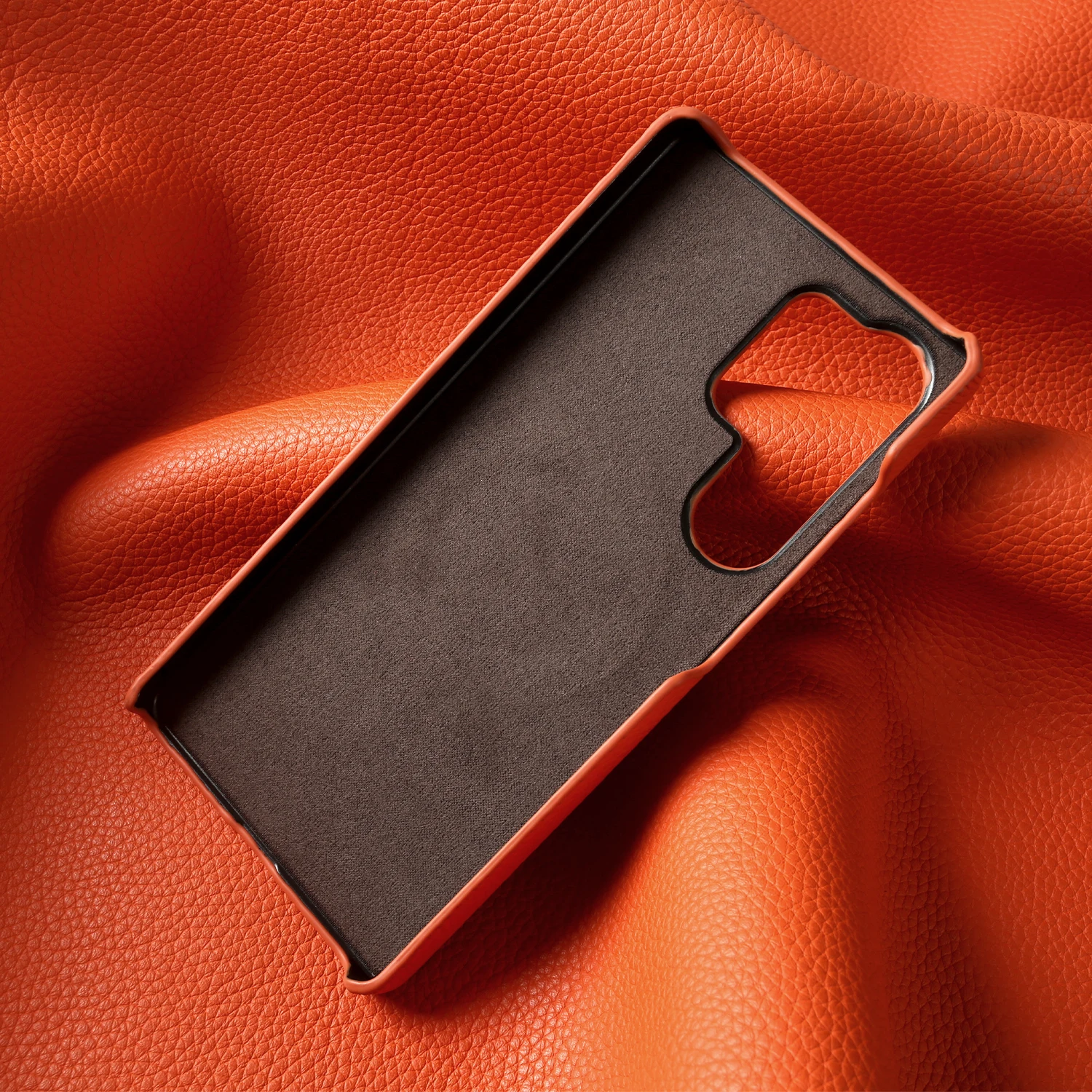 Etui Premium Lychee Genuine Leather Case dla Samsung Galaxy S26 Ultra S25 FE S24 Plus S23 S22 S21 Phone Back Cover Case Coque Funda — zdjęcie produktu 2
