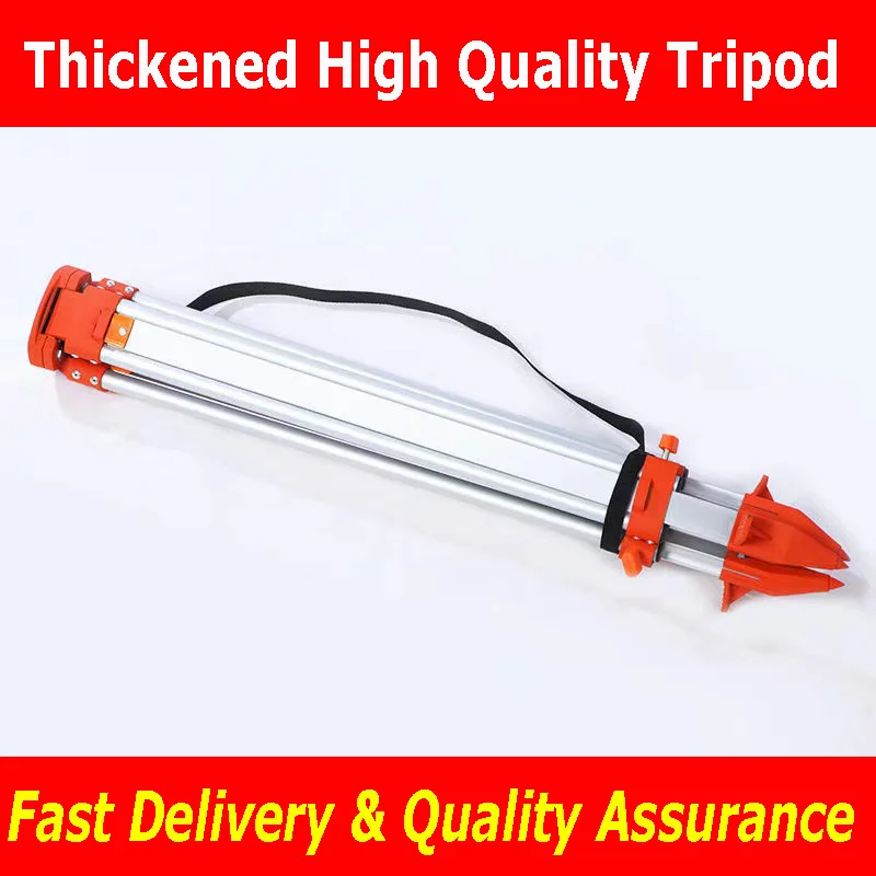 Professional Thicken Stable Aluminum Alloy Telescopic Tripod For Automatic Optical Leveling Instrument Engineering Measure Tool