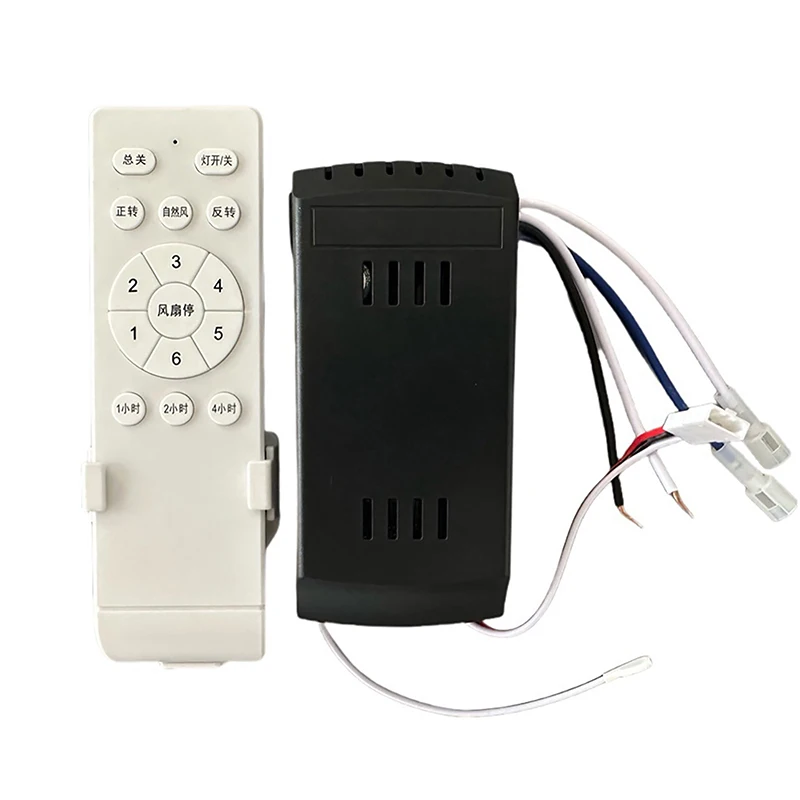 NEW New 1Set Remote Control With Receiver 6 Speed + Timing Low Voltage Frequency Conversion Ceiling Fan Remote Control Receiver