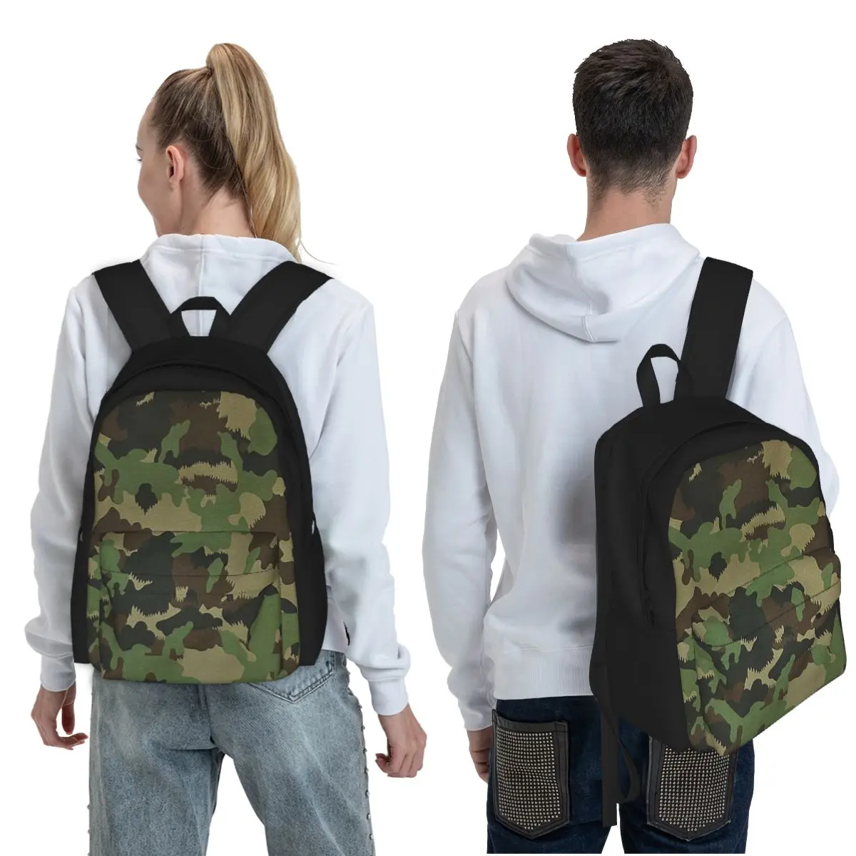 TAZ 90 Swiss Camo Military Tactical Gear Army Camouflage Student Backpack School Bag for Men Women Fashion Bookbag Shoulder Bags