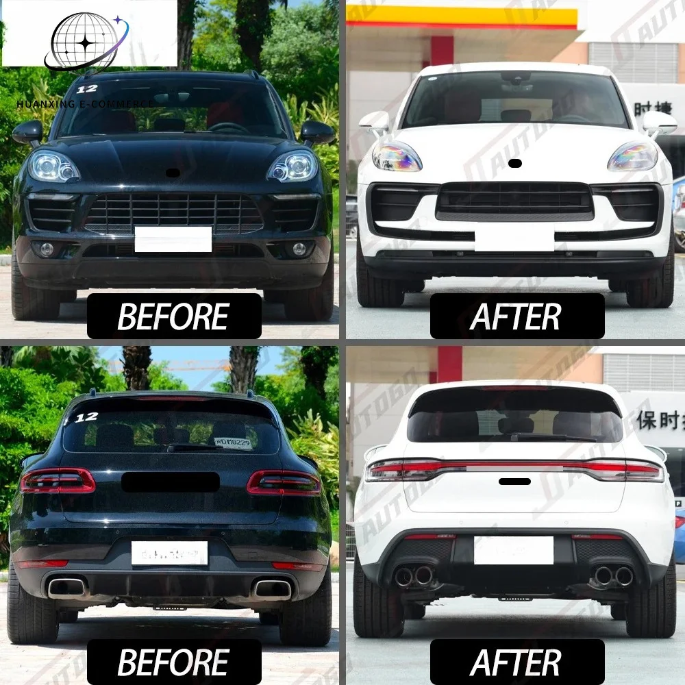 Factory Direct Sale2026 Retrofit Old to New Body Kit for  Macan 95B.1 2014 2015 2016 2017 2018 2019 Upgrade to 95B.2 2020