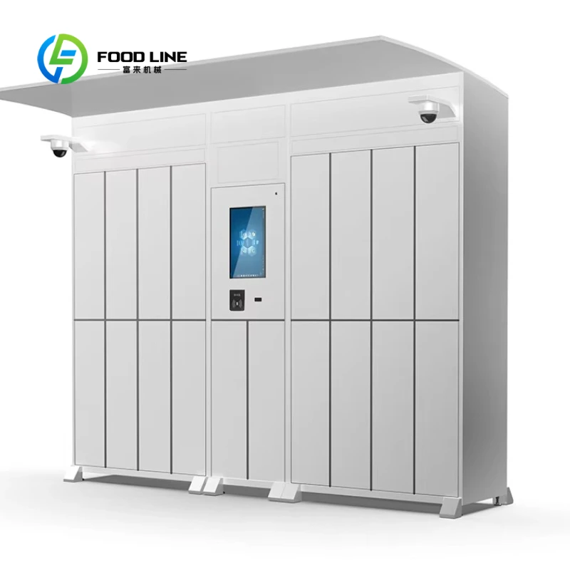 Customized Commercial Bluetooth Locker With Solar Panel Bluetooth Cabinet With Battery Intelligent Locker Vending Machine