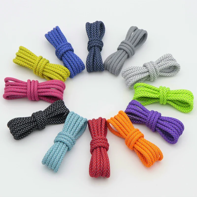 

12 Colors 4.5MM High-Ranking Reflective Shoe Accessories Eye-Catching Shoelaces Daily Traveling Nice Street Walking Ropes 350V2