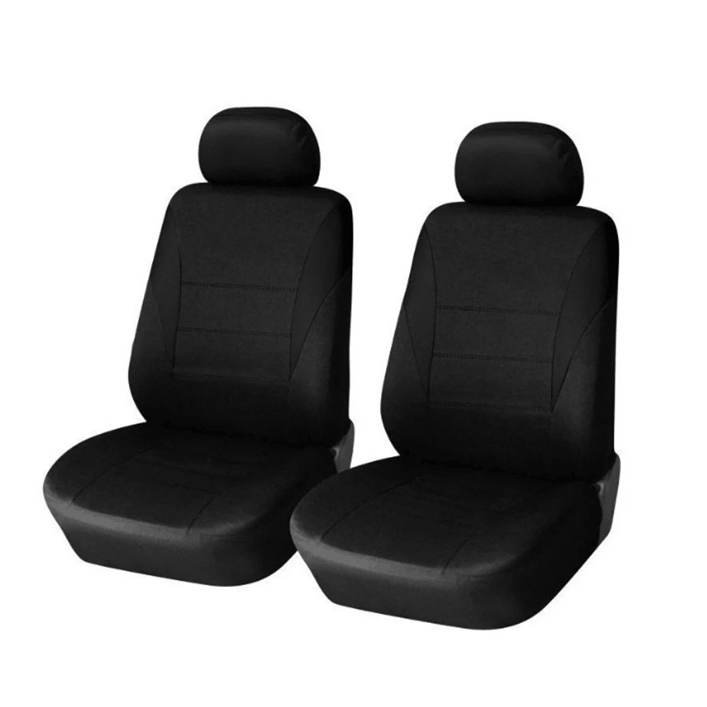 

9 pcs 5 Seats Car Seat Covers Universal Fit Waterproof Dustproof Protector For Suv Trucks Auto Interior Accessory Black