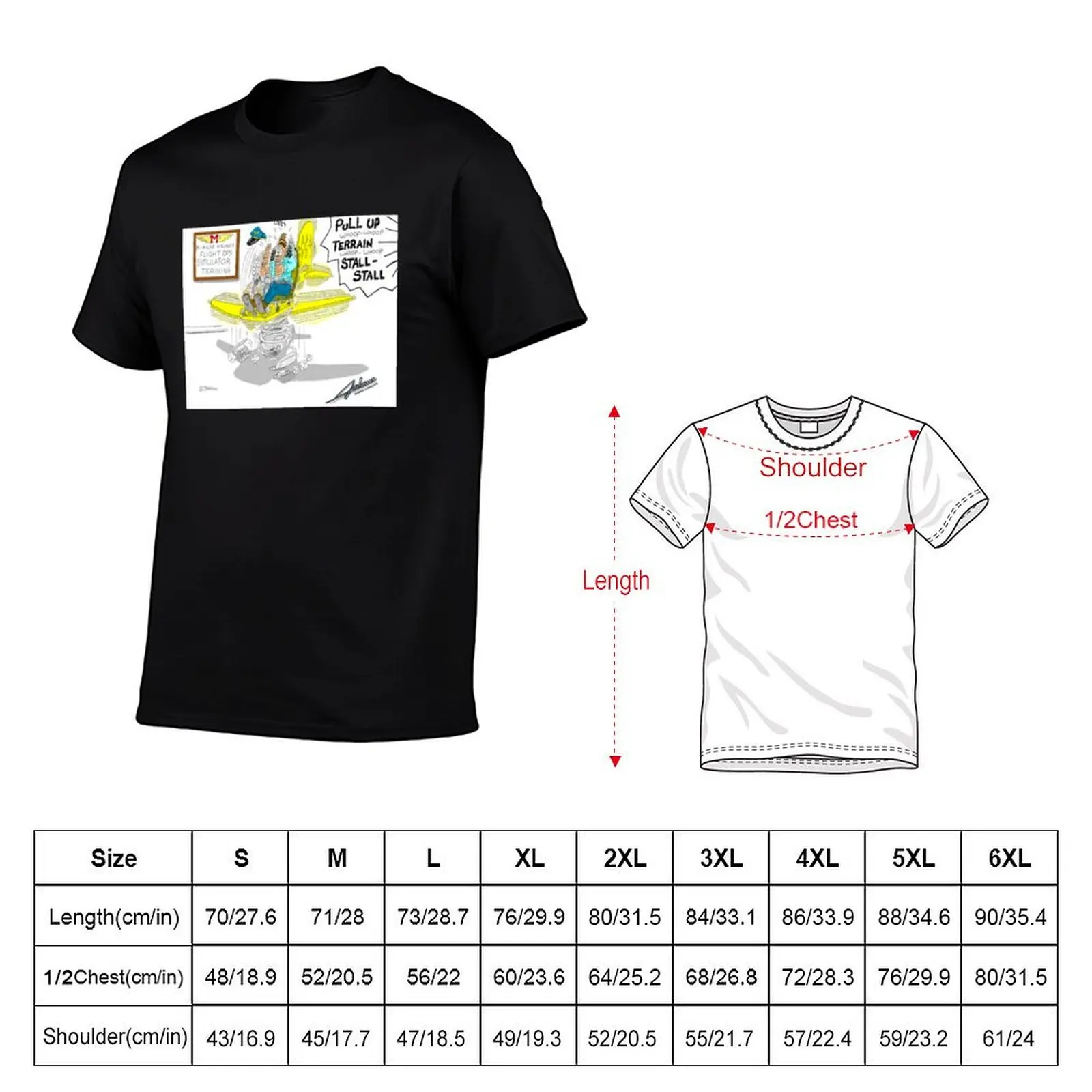 Flight Simulator T-Shirt graphics cute tops men clothings