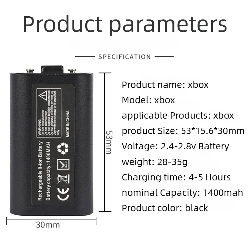 1400mAh Rechargeable Lithium-ion Battery