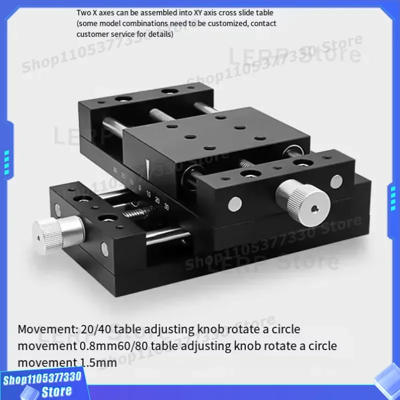 Precision Linear Guide Ball Screw XY Z Axis Displacement Platform Slide Fine Adjustment Stage for Industrial Automation