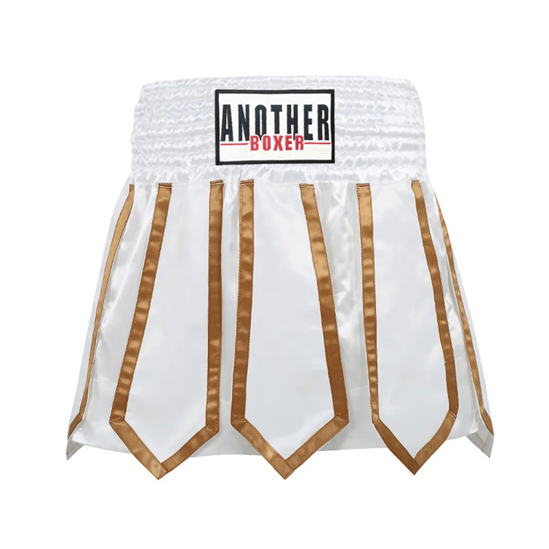 Pantalones cortos de Kickboxing para hombre y mujer, bañadores de boxeo transpirables, ligeros, estampados, Sanda MMA